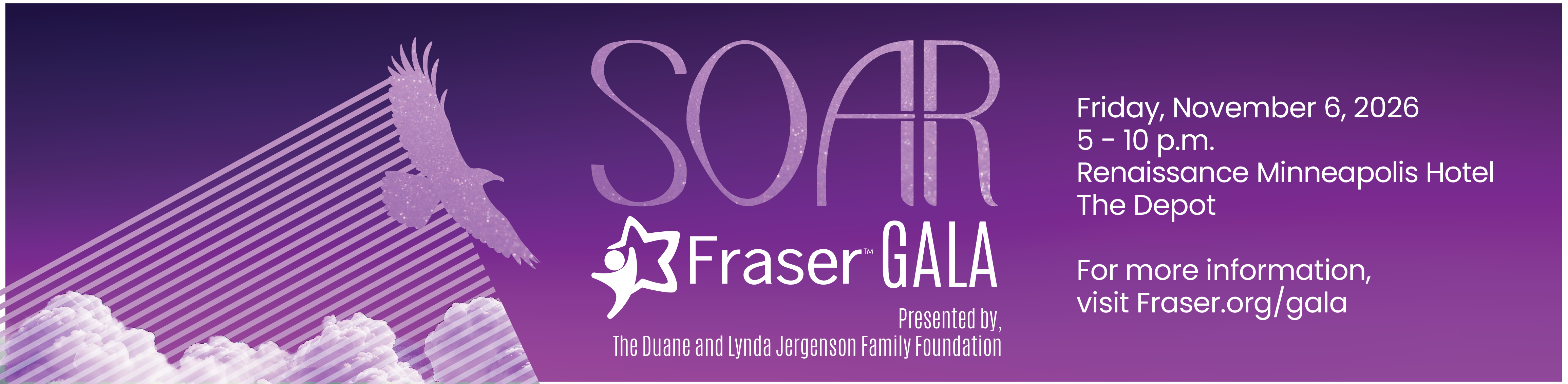 2026 Fraser Gala, presented by the Duane and Lynda Jergenson Family Foundation